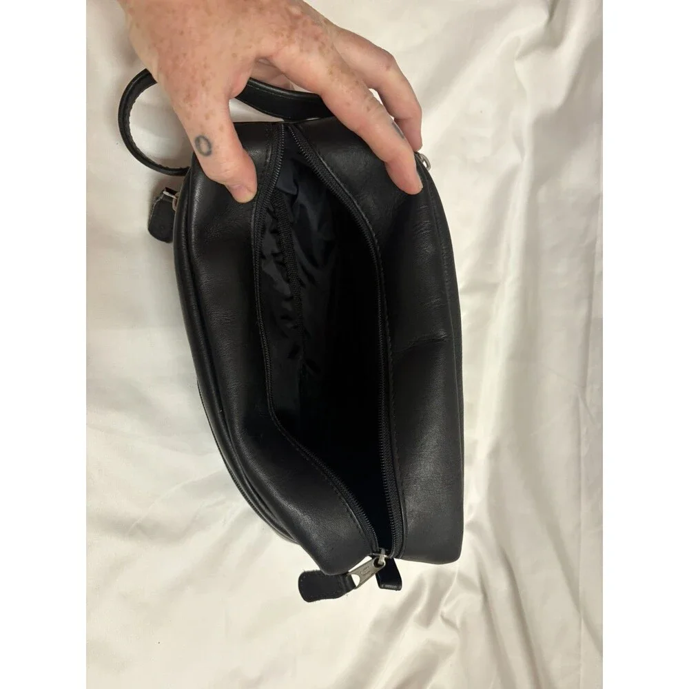 Toiletry Bag Unbranded Leather Case Travel Bag Black Mens Business Chic